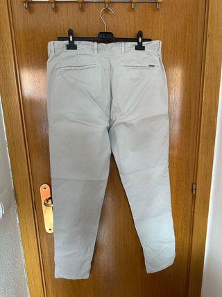 Pantalones Massimo Dutti Beige Talla