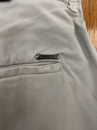 Pantalones Massimo Dutti Beige Talla