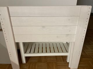 2 Camas Individuales LUFE Madera blanca