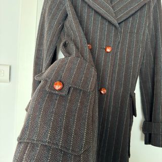 Cappotto doppiopetto Exe marrone