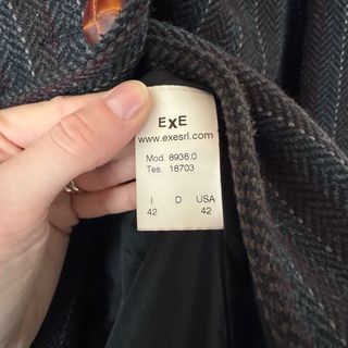 Cappotto doppiopetto Exe marrone