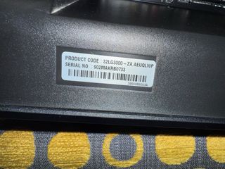 Televisión LG Negra