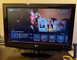 Televisión LG Negra