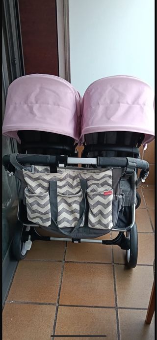 Bugaboo Donkey 3 Gemelar Aluminio Gris