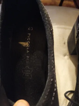 Zapatos de piel negros para mujer