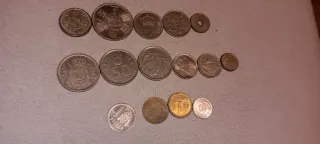 Lote monedas antiguas España