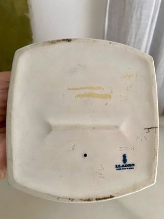 Vintage porcelana Lladró niña del lavabo