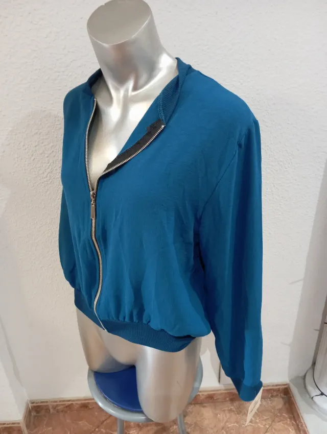 Bomber azul petróleo T. U