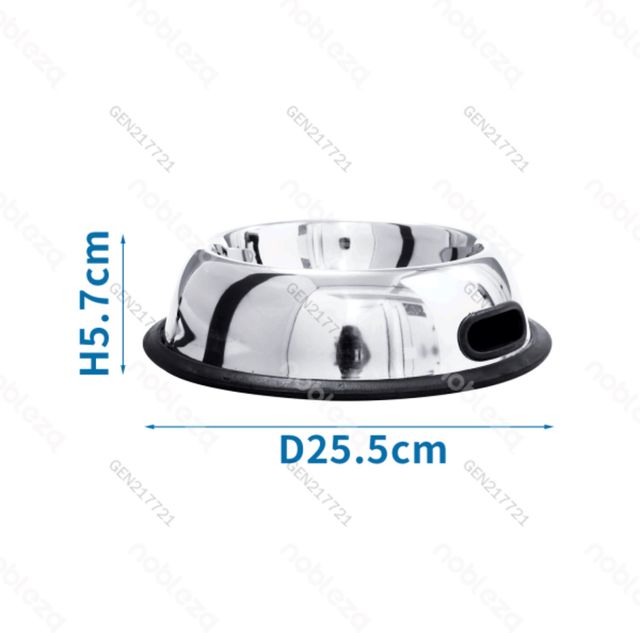 Cuenco Acero Inoxidable Antideslizante Mascota