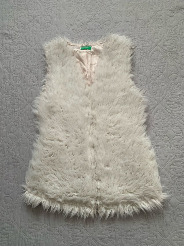Gilet Benetton Bianco Taglia S