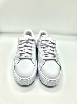 Zapatillas Puma Mujer Talla 38 Blancas y Plateadas