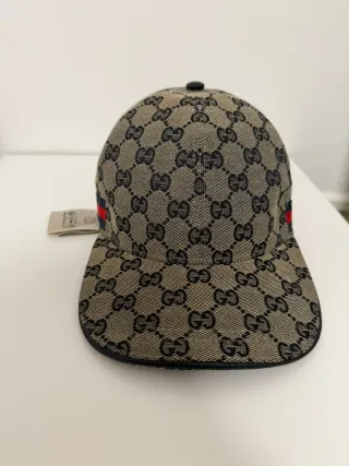 Gorra Gucci Original Beige Marrón