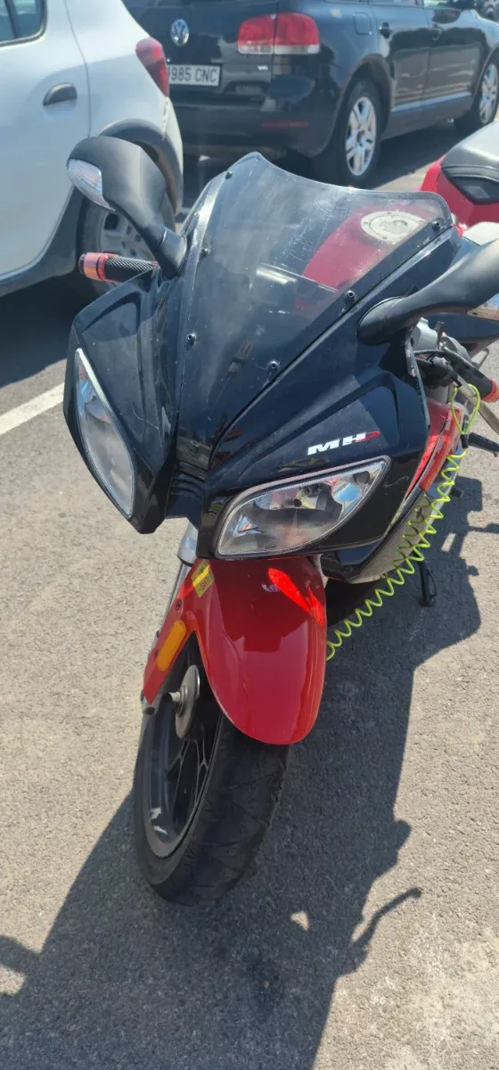 Moto MH RX125R Roja y Negra