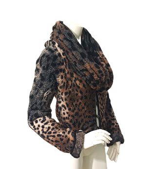 Roberto Cavalli Giacca Leopardo Taglia L
