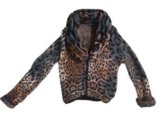 Roberto Cavalli Giacca Leopardo Taglia L