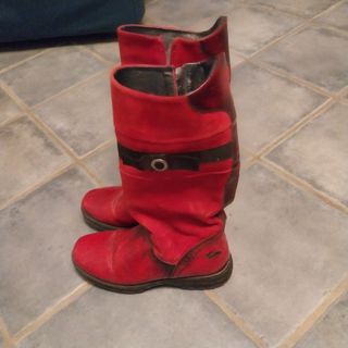 Stivaletti rossi bambina