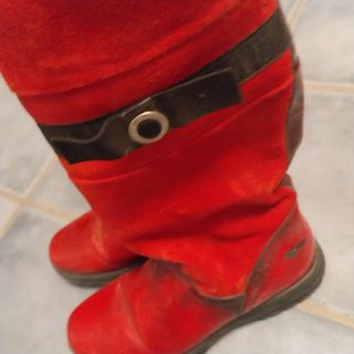 Stivaletti rossi bambina