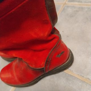 Stivaletti rossi bambina