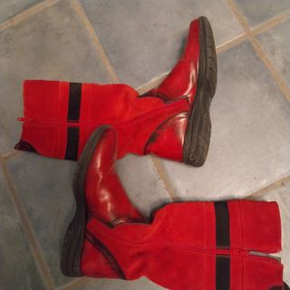 Stivaletti rossi bambina