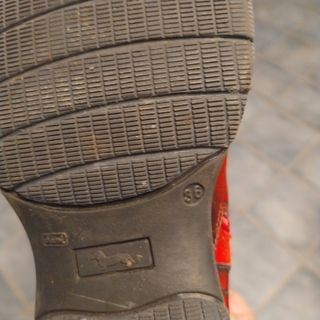 Stivaletti rossi bambina