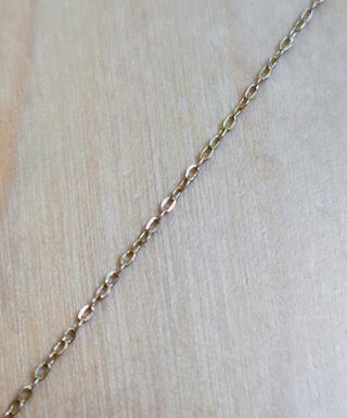 Cadena de plata de ley chapada Singularu (42 cm)