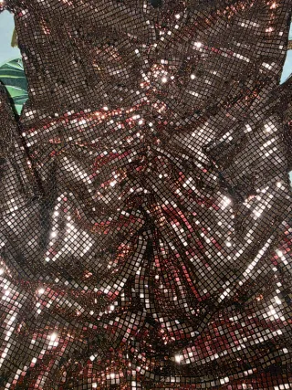 Vestido Zara lentejuelas talla M