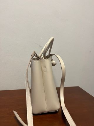 Bolso Zara Beige Mano
