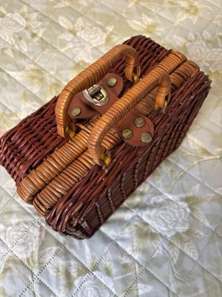 Cesta de picnic de cerámica