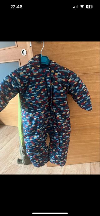 Mono de nieve infantil estampado