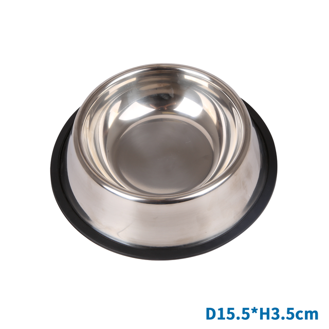 Cuenco Acero Inoxidable Antideslizante Mascotas