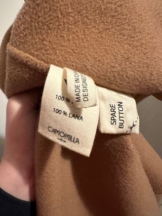 Cappotto Camomilla in lana