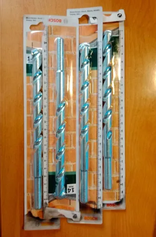 4 Brocas Bosch 14 x 200 mm HSS