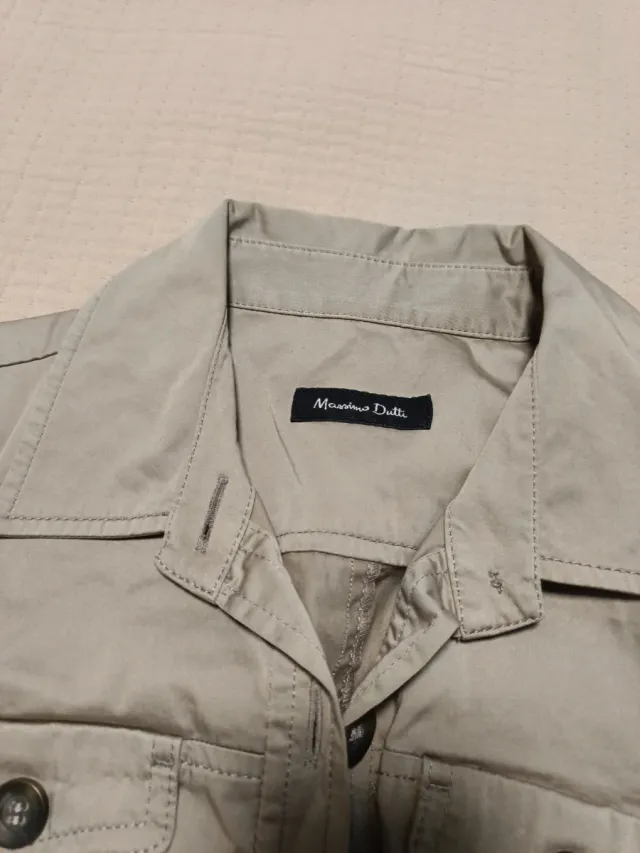 Vestido Massimo Dutti Beige