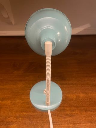 Lampada vintage snodabile turchese