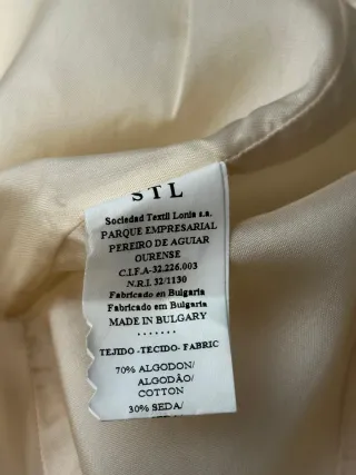 Vestido Purificación García Beige