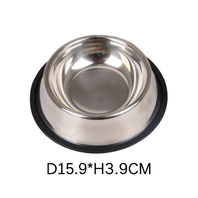 Cuenco Acero Inoxidable Antideslizante Mascota