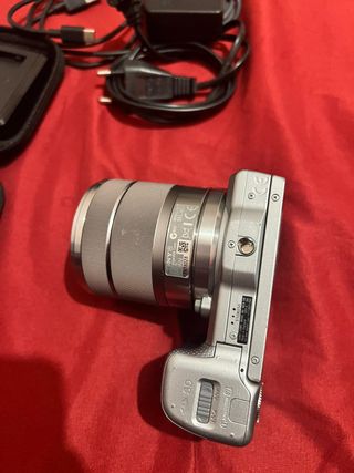 Camara Sony NEX-5R 16.1MP Plata