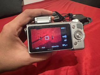 Camara Sony NEX-5R 16.1MP Plata