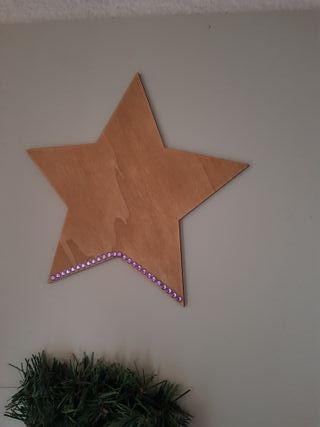 Panel Decorativo Árbol Navidad Madera