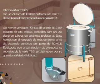 Horno Cerámico RHODE TE 100 S