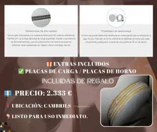 Horno Cerámico RHODE TE 100 S