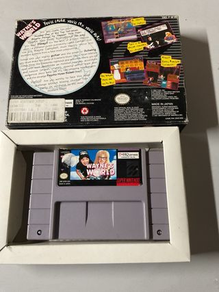 Wayne's World Super Nintendo Cartucho
