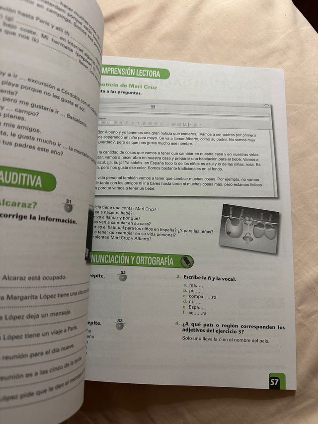 libro vente. libro de ejercicios