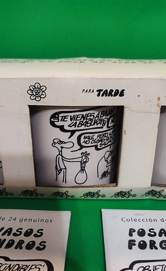 Tazas Forges y dos posavasos
