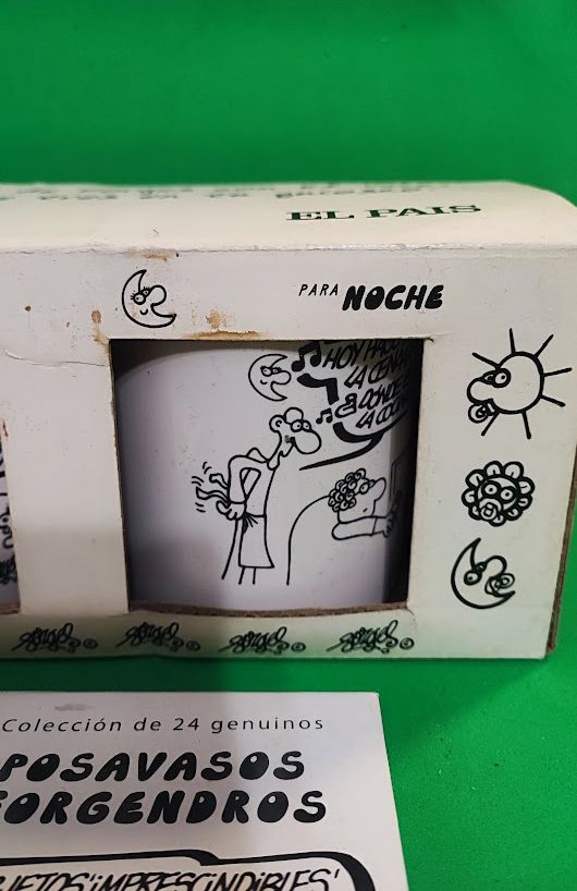 Tazas Forges y dos posavasos