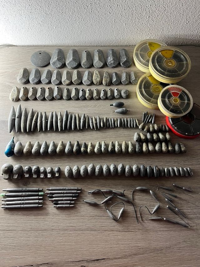 Piombi da pesca assortiti