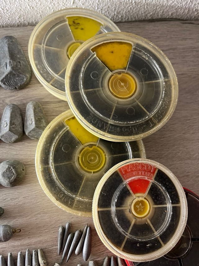 Piombi da pesca assortiti