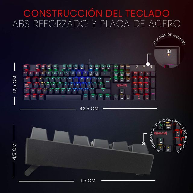 TECLADO MECANICO REDRAGON MITRA