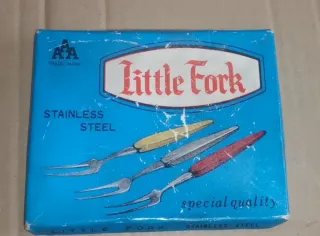 Little Fork. 12 Tenedores cóctel vintage