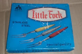 Little Fork. 12 Tenedores cóctel vintage